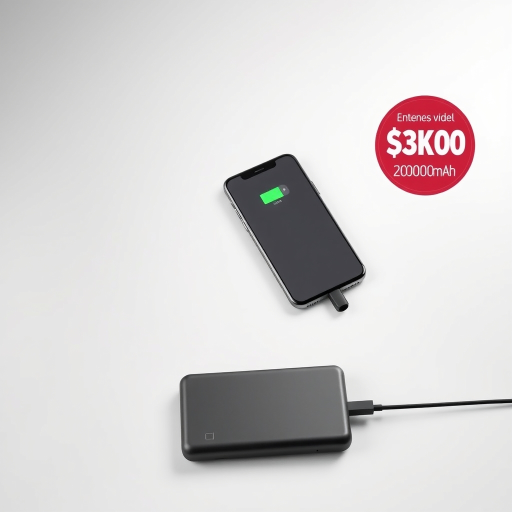 Batteries externes MagSafe 20000 mAh grande capacité